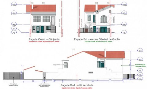 Façades actuelles